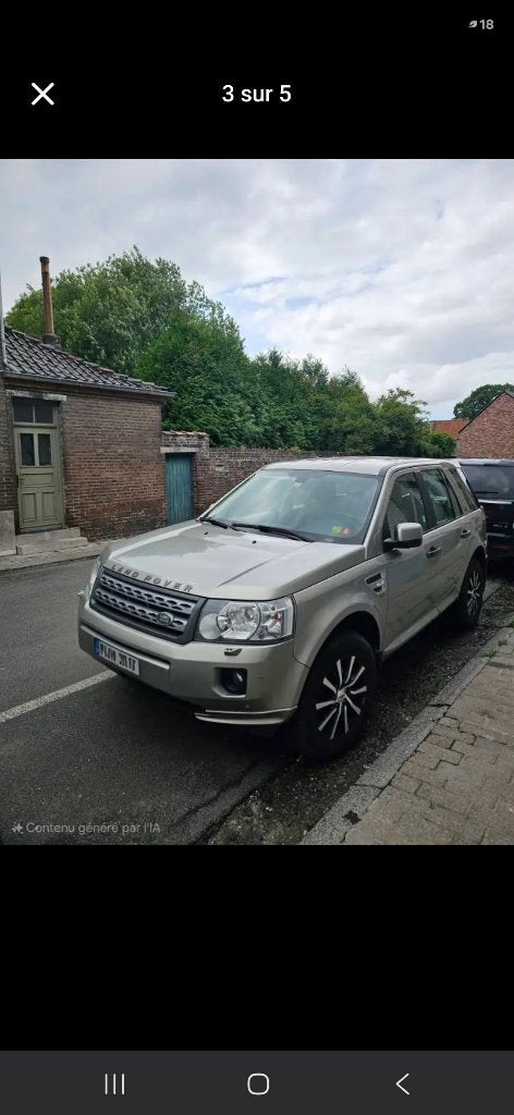 Freelander 2 2012 euro5, Auto's, Euro 5, 4 cilinders, Beige, Leder
