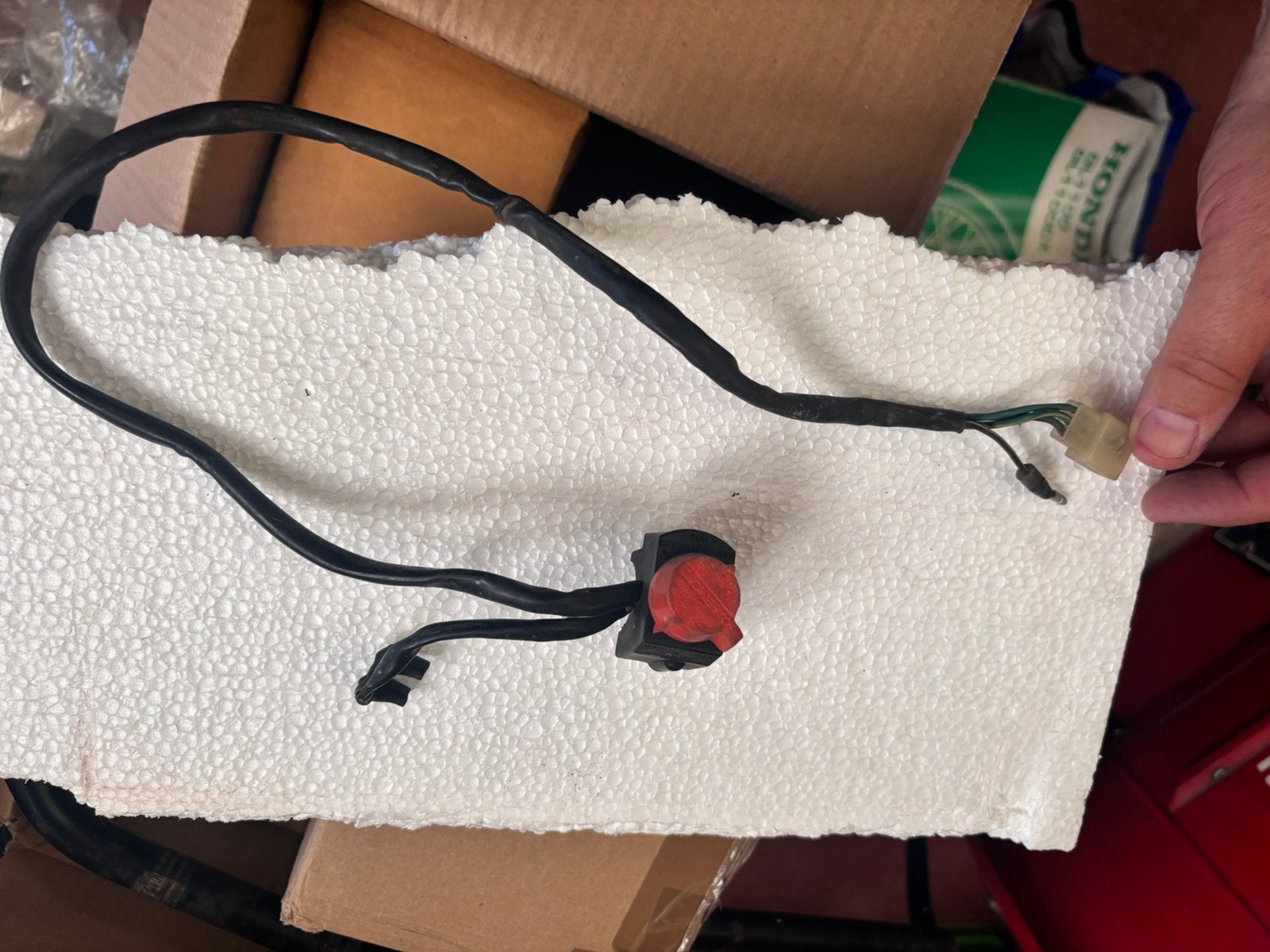 Interrupteur d'arrêt moteur Honda XR600, Motos, Enlèvement ou Envoi, Utilisé