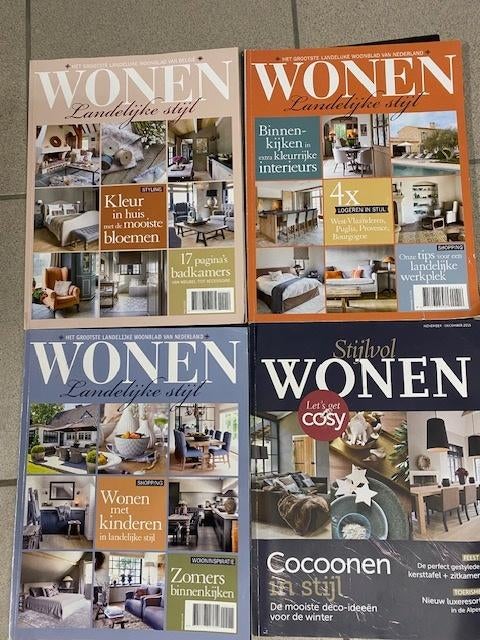tijdschriften wonen, Boeken, Ophalen, Zo goed als nieuw, Overige typen