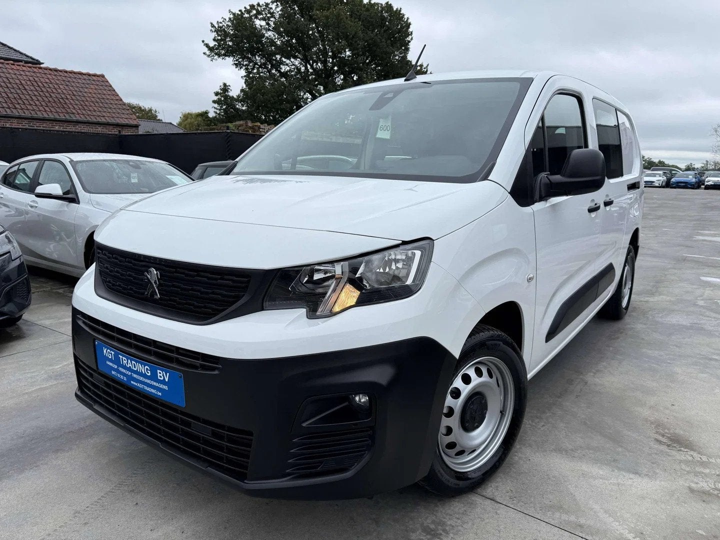 Peugeot Partner 1.5 BLUEHDI L2 DUBBEL CABINE 5 ZIT / LICHTE, Autos, 75 kW, Achat, Euro 6, Entreprise
