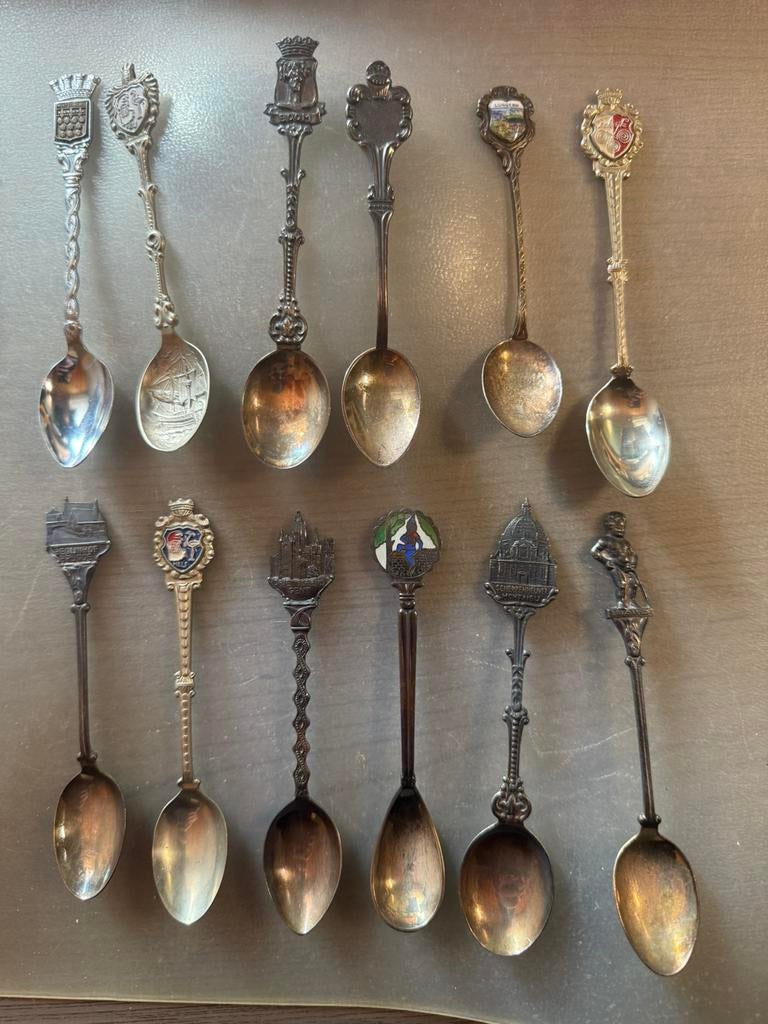 Lot souvenirs lepeltjes, Antiek en Kunst, Ophalen