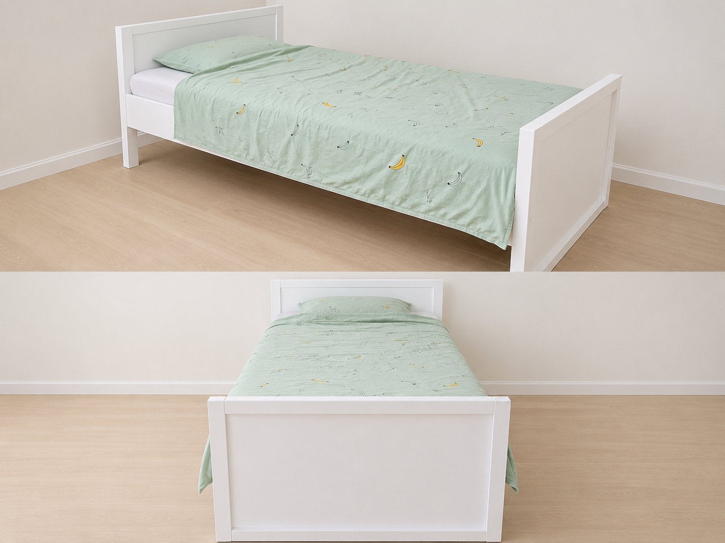 Omvormbaar bed 60*120/ 90*200 wit, Kinderen en Baby's, Ophalen, 85 tot 100 cm, Gebruikt, 180 cm of meer