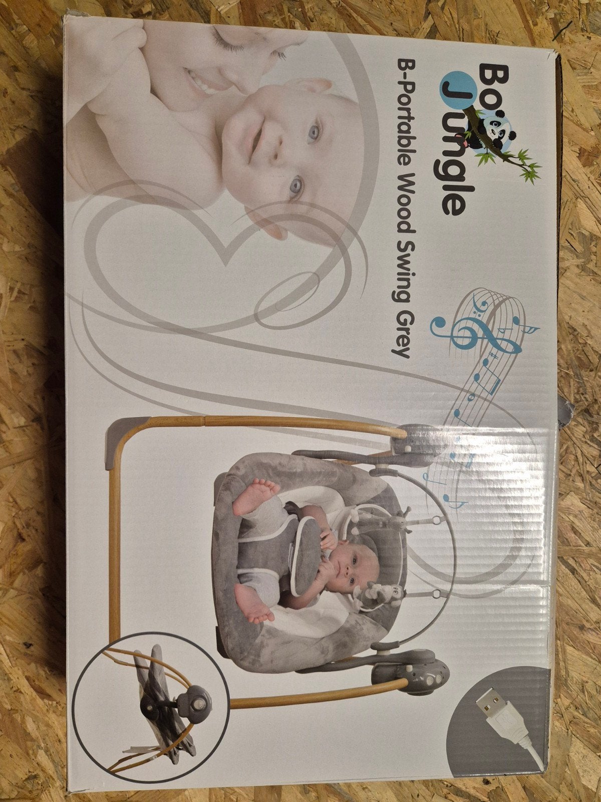 Bo jungle schommelstoel, Kinderen en Baby's, Ophalen, Zo goed als nieuw