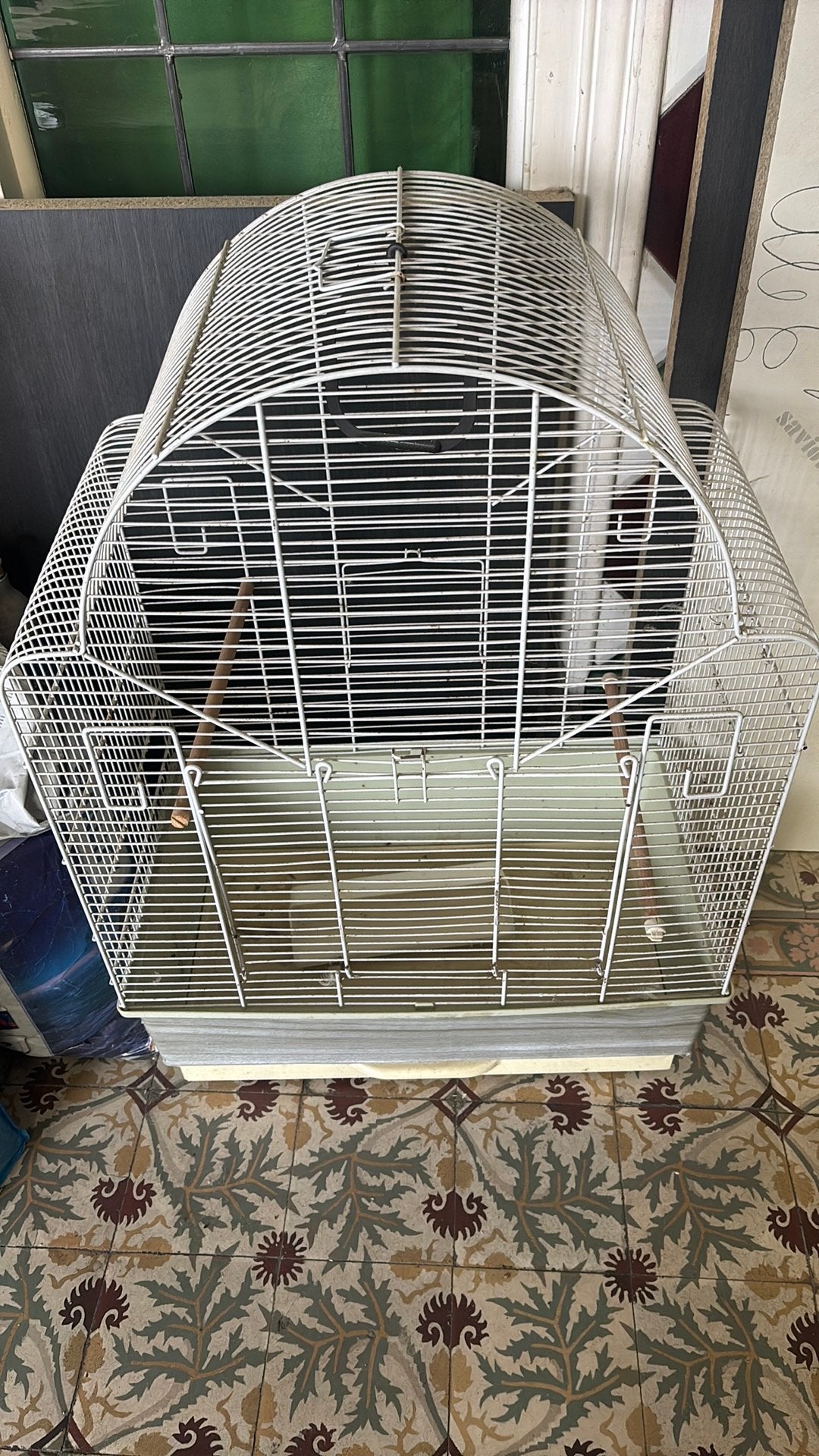 Cage, Animaux & Accessoires, Oiseaux | Cages & Volières, Enlèvement, Utilisé, Métal, Cage à oiseaux