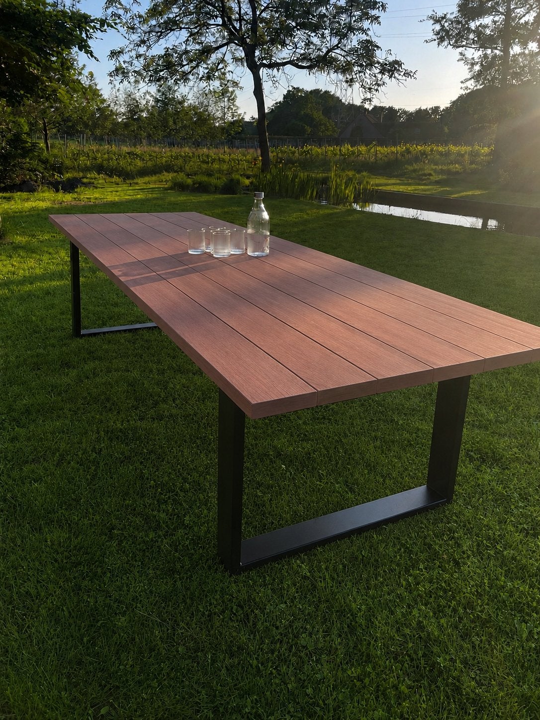 Tuintafel 8 personen, Ophalen, Nieuw, Rechthoekig, Hout