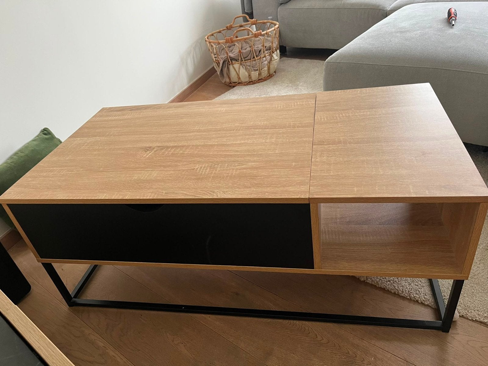 Opklapbare salontafel, Huis en Inrichting, Tafels | Salontafels, Ophalen