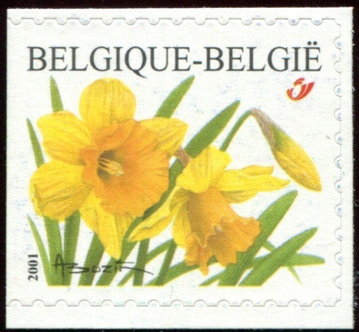 3046 - uitgiftejaar 2001 - trompetnarcis - postfris XXX, Postzegels en Munten, Orginele gom, Ophalen of Verzenden, Zonder stempel