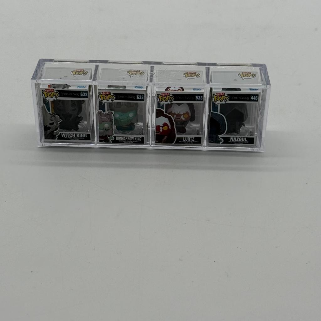 Bitty Pop! Lord of The rings - set van 4 stuks - met case, Collections, Jouets miniatures, Comme neuf, Enlèvement ou Envoi