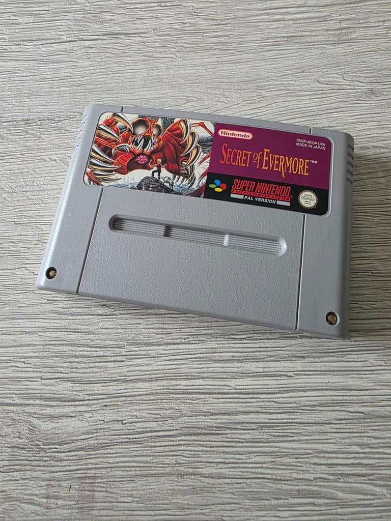Het geheim van Evermore Super Nintendo SNES-staatscollectie!, Games en Spelcomputers, Games | Nintendo Super NES, 1 speler, Ophalen of Verzenden