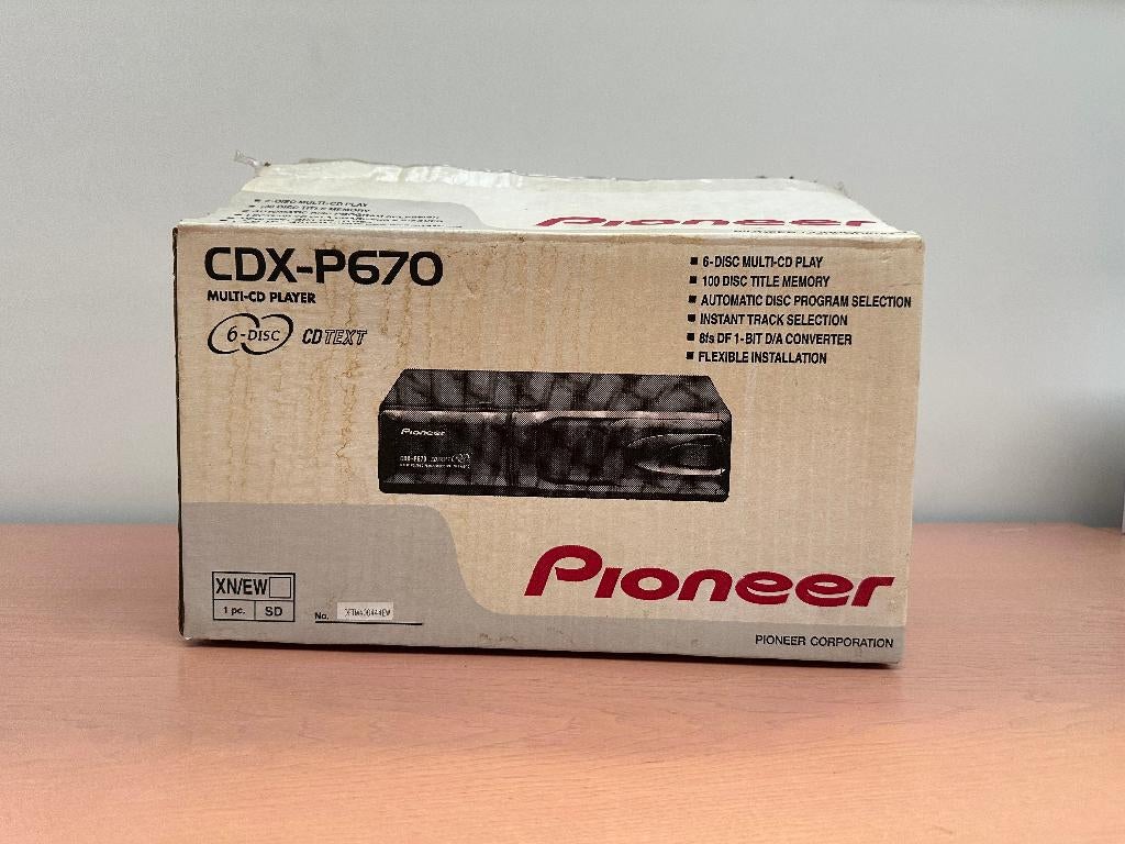 Pioneer CDX-P670 6-CD-wisselaar NIEUW, Ophalen of Verzenden