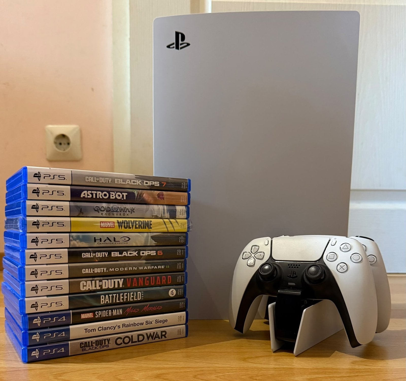 PS5 + ssd 2tb + jeux, Enlèvement, Comme neuf
