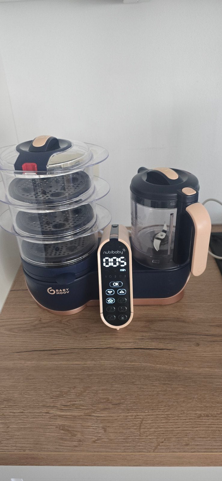 Babymoov Nutribaby, Enfants & Bébés, Enlèvement, Comme neuf, Fonction vapeur, Babymoov