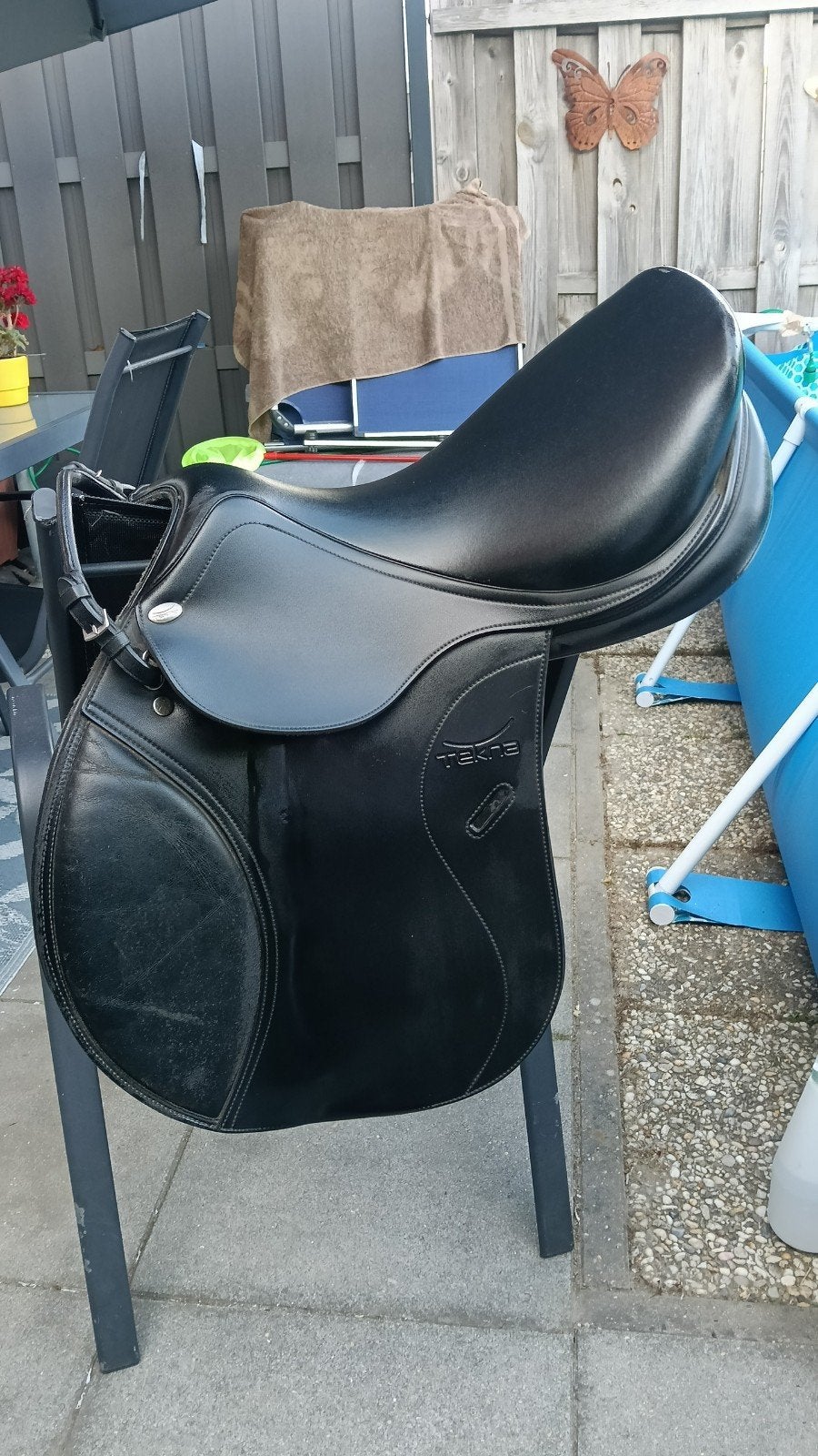 tekna springzadel 17 inch, Enlèvement, Utilisé, Obstacle