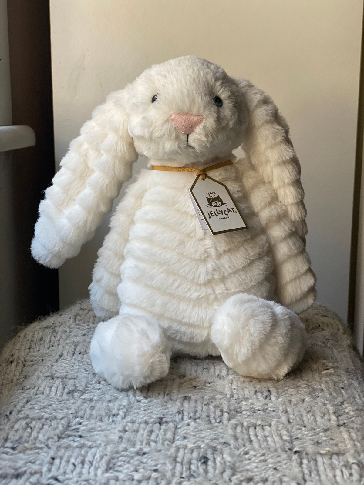 jellycat bashful luxe bunny franilla medium bnwt, Jellycat, Ophalen of Verzenden, Met label, Middelgroot (20 tot 80 cm)