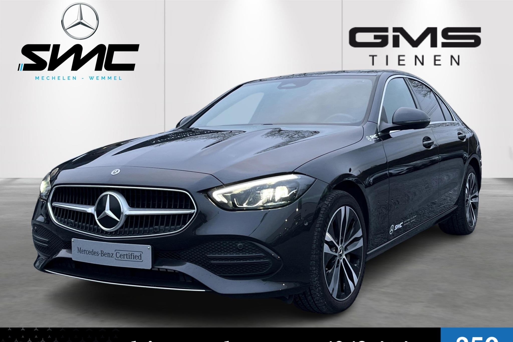 Mercedes-Benz C-klasse C 300 e Luxury Line, Automaat, 4 deurs, Zwart, 4 cilinders