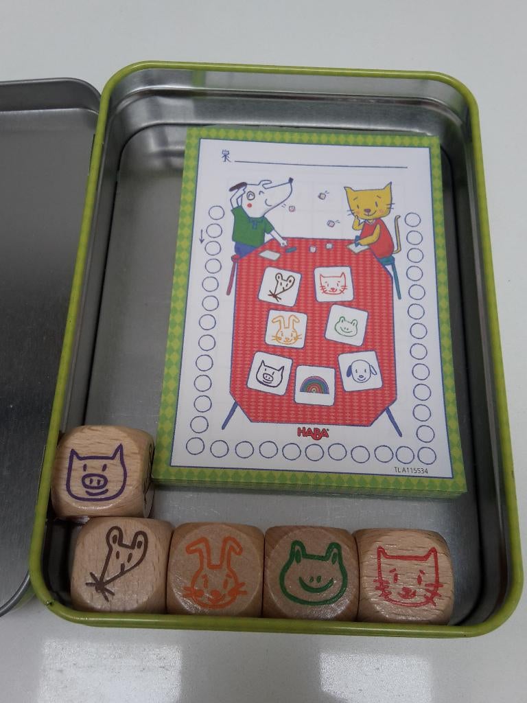 Haba spel Junior-5er-Pasch, 2-6 spelers, 5+, als nieuw, Ophalen of Verzenden, Zo goed als nieuw, Haba