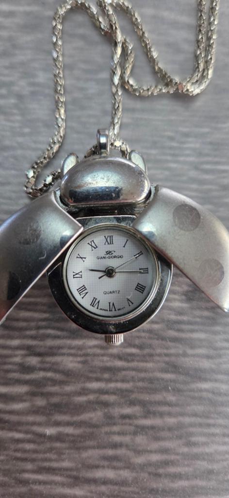 Horlogehanger in vorm van lieveheersbeestje met ketting, Ophalen