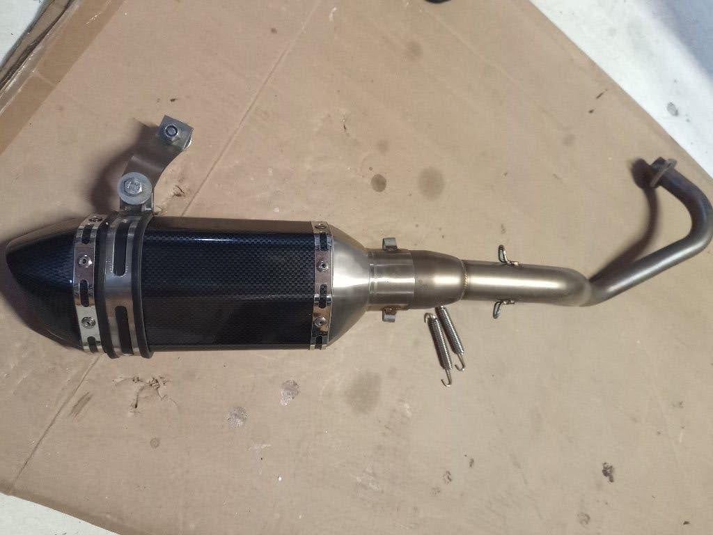 Honda Msx125 uitlaat carbon, Motos, Échappement sport, Particulier, Autre, 1 cylindre
