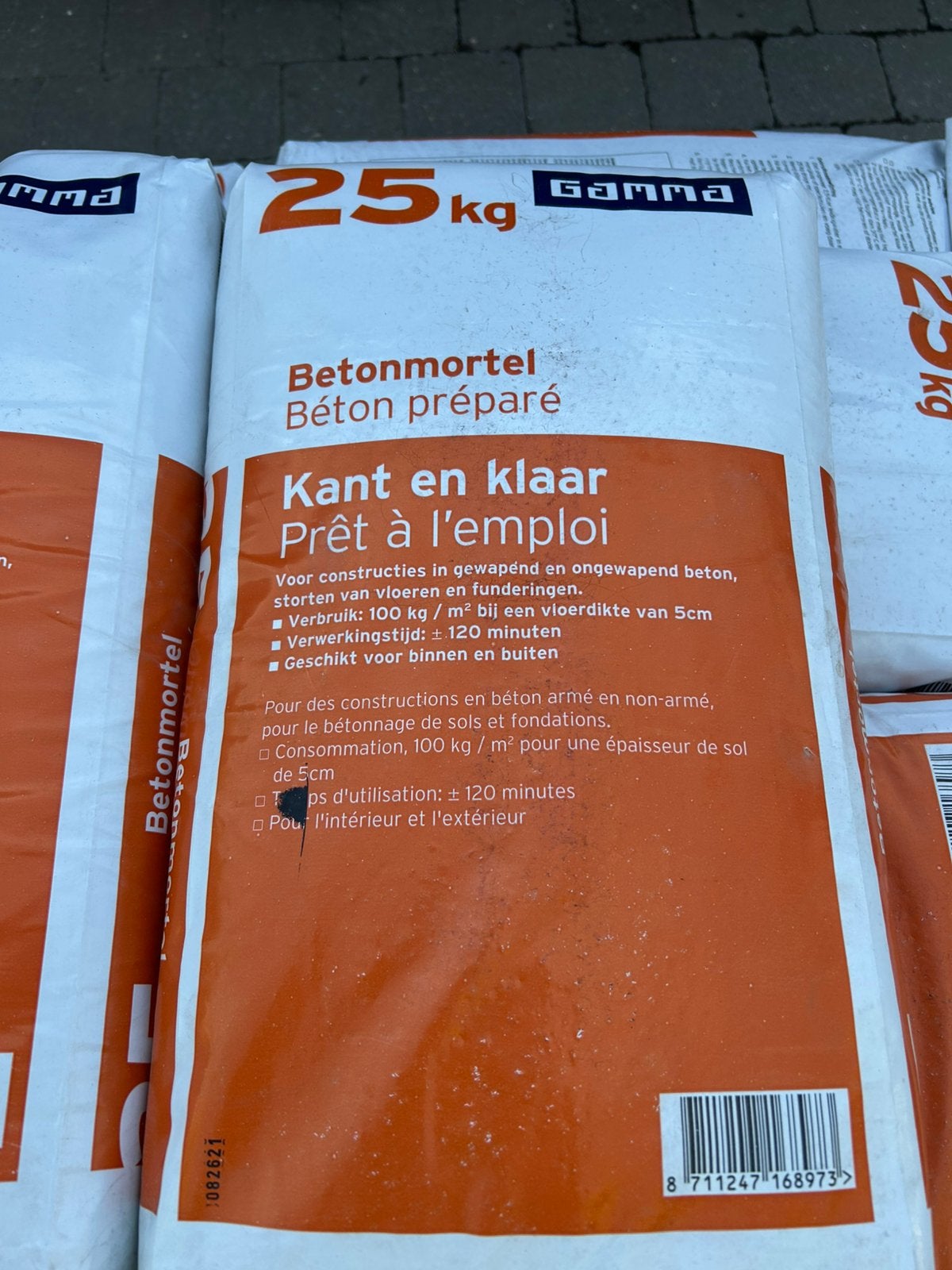 Betonmortel 23stuks prijs 4 euro het stuk, Ophalen, Nieuw