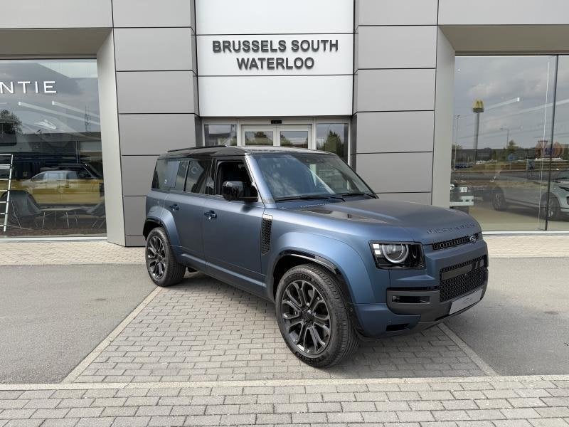 Land Rover Defender 110 P635 OCTA Sargasso Blue Satin PPF, Automaat, 470 kW, Blauw, 4398 cc