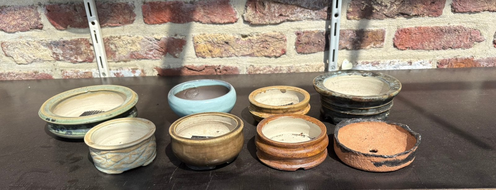Kleine schalen voor bonsai, Tuin en Terras, Ophalen, Zo goed als nieuw, Overige materialen