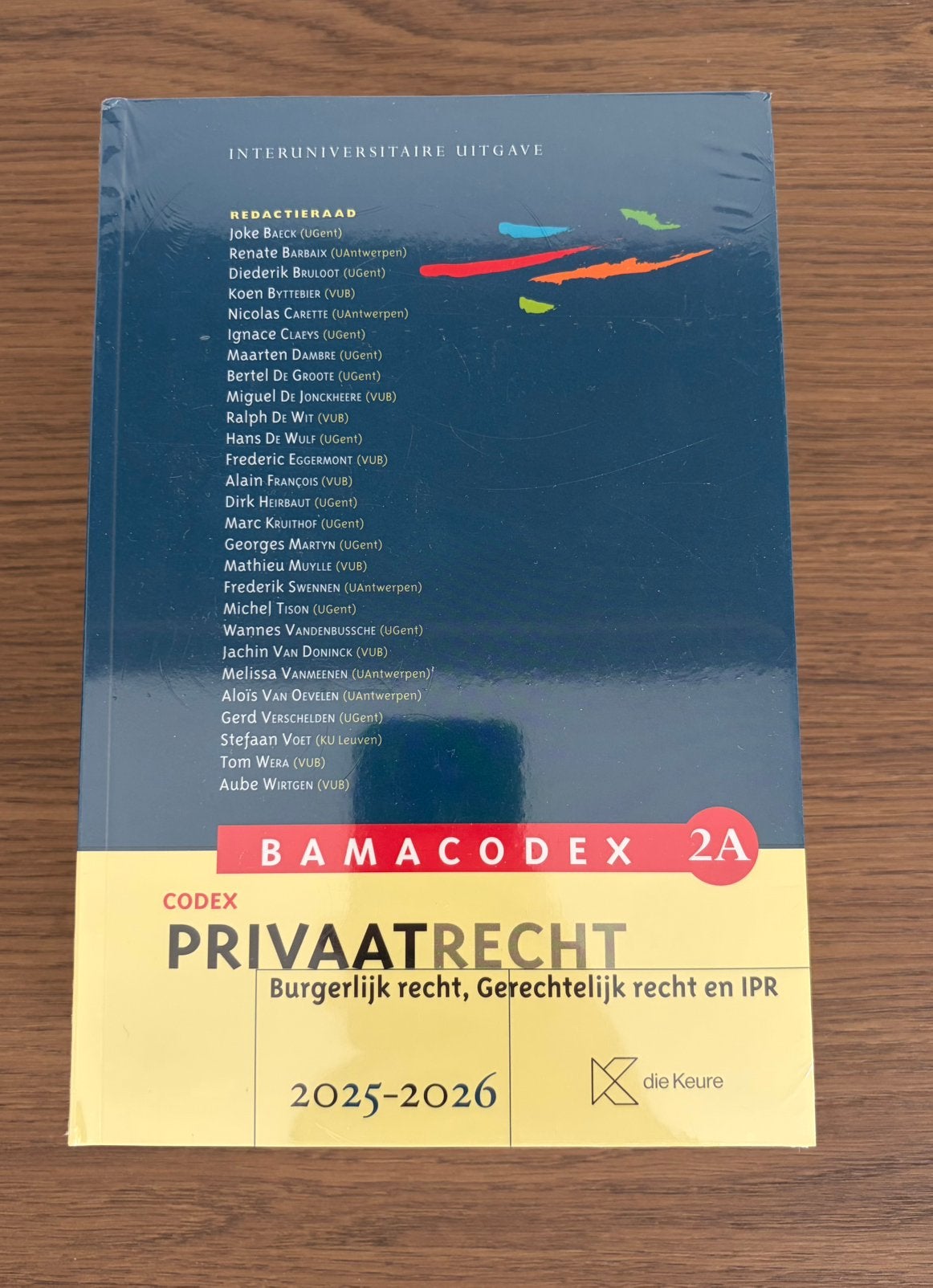 Bamacodex 2A + 2B Privaatrecht 2025-2026, Boeken, Ophalen of Verzenden, Zo goed als nieuw