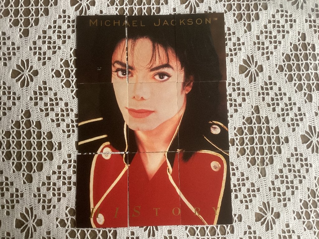 9 prenten chromos trade cards PANINI MICHAEL JACKSON, Verzamelen, Ophalen of Verzenden, Gebruikt, Foto