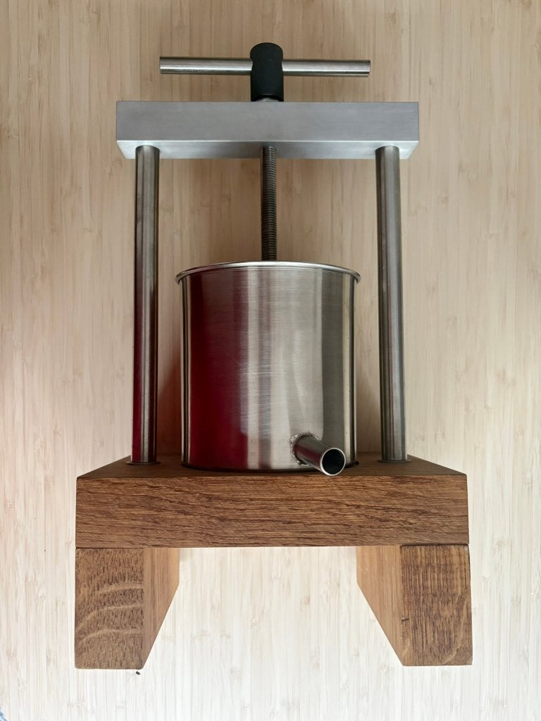 Fruit/kaas/groenten Handpers 1,5 l., Ophalen of Verzenden, Gebruikt