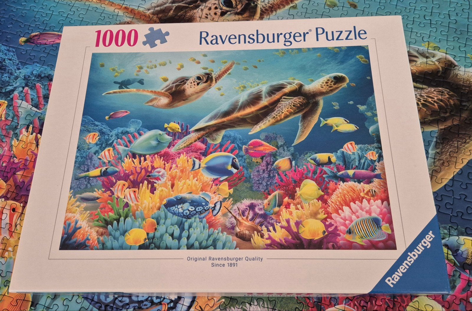 Puzzle 1000 pièces océan, Enlèvement ou Envoi, 500 à 1500 pièces, Comme neuf, Puzzle