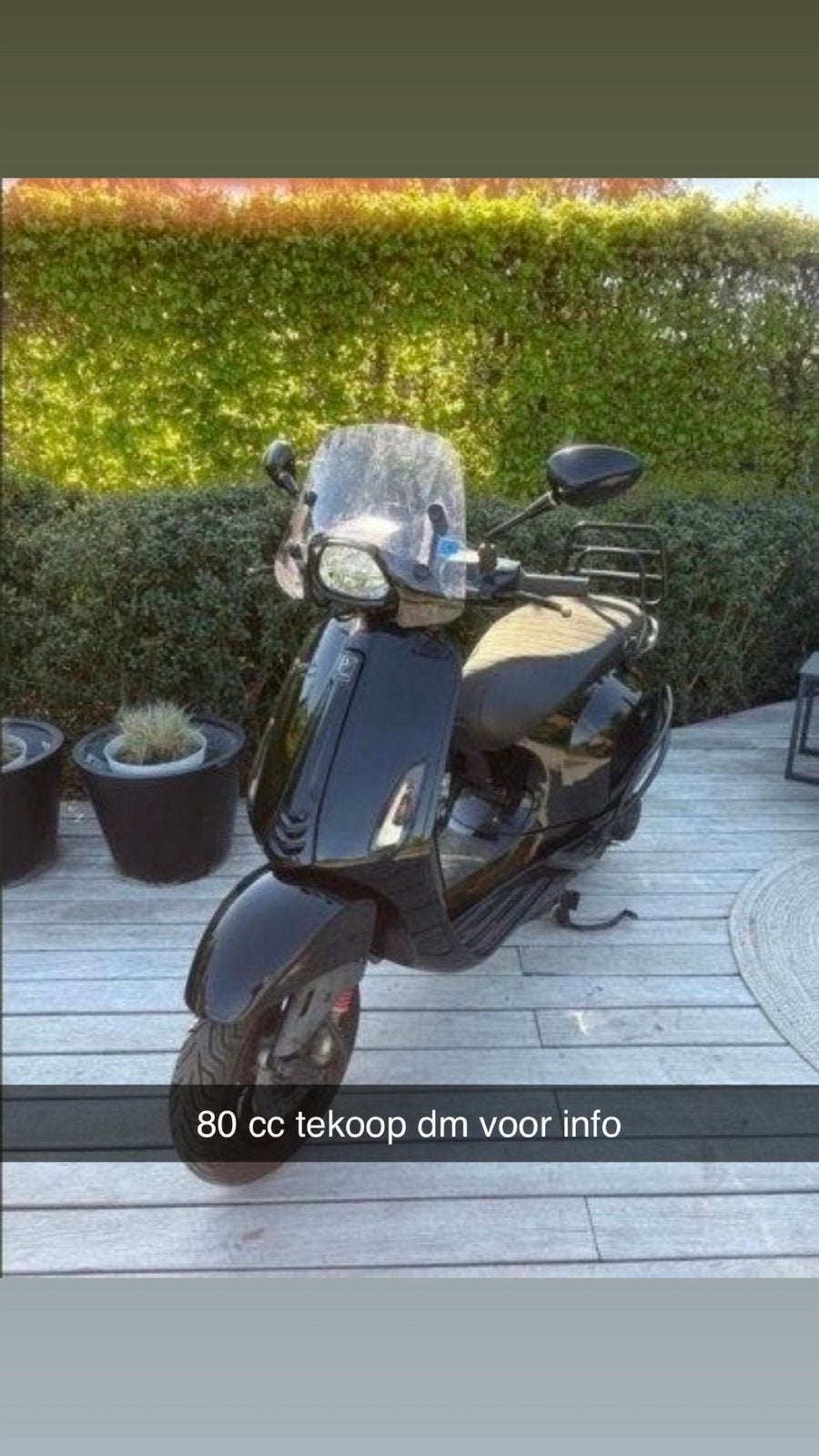 80 cc vespa sprint, Fietsen en Brommers, Ophalen of Verzenden, Zo goed als nieuw, Vespa