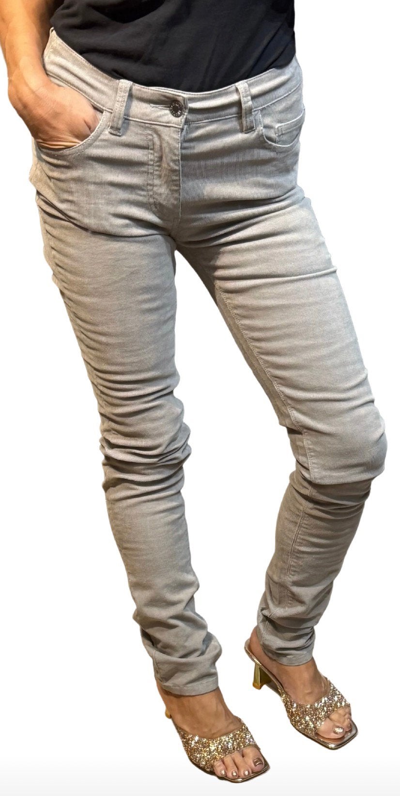 Nieuw 275€ velours broek zadig & voltaire T36, Kleding | Dames, Ophalen of Verzenden, Nieuw, Beige