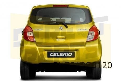 Suzuki Celerio achterklep (zonder slotgat / met wissergat) (, Neuf, Arrière, -, Haillon arrière
