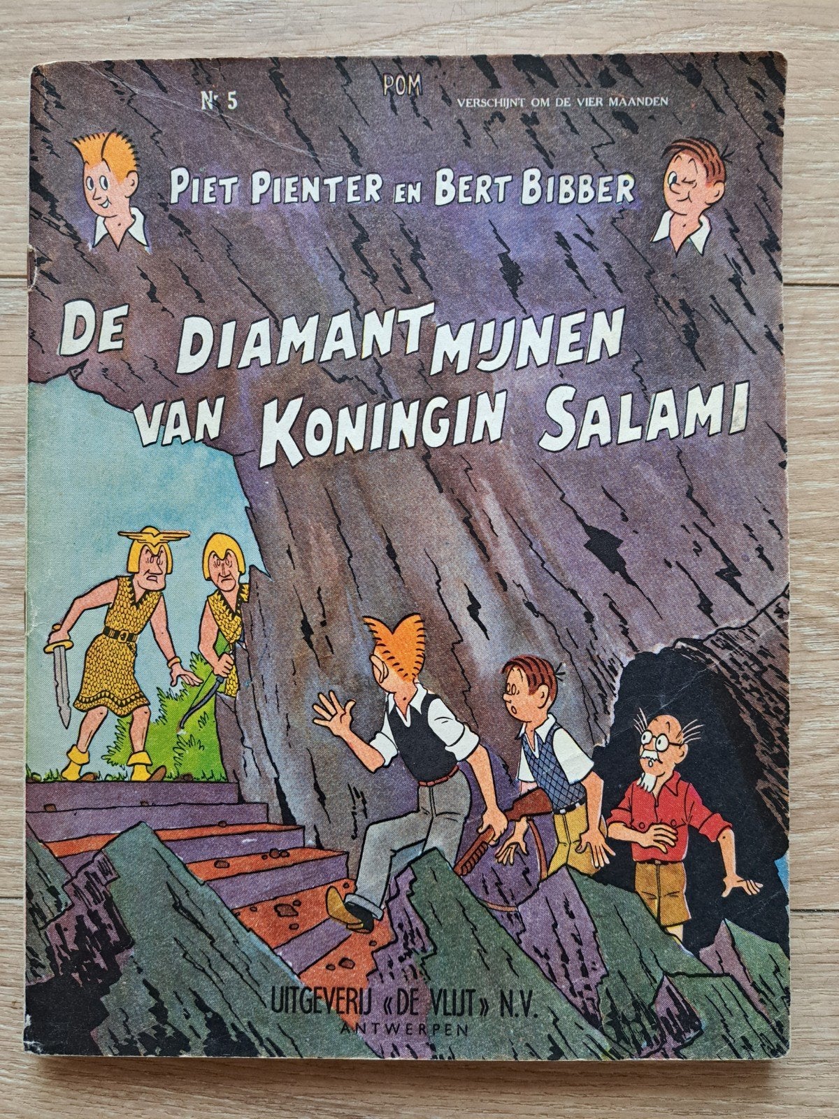Piet pienter& bert bibber-De diamantmijnen van koningin sal, Ophalen of Verzenden