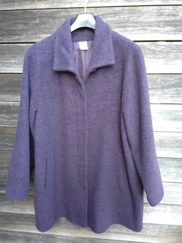 Auberginekleurige Jas Van MS Mode In Maat 46, Veste ou Manteau, Enlèvement ou Envoi, Autres couleurs, MS Mode