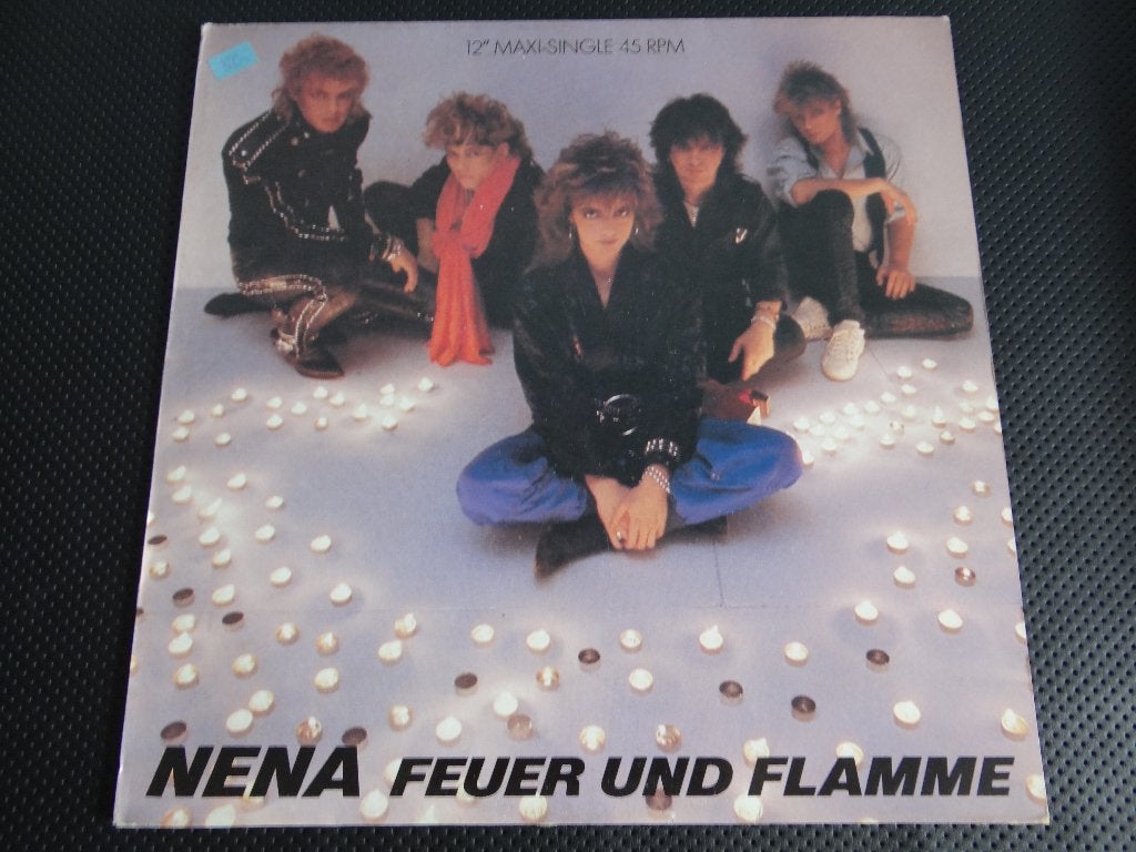 12'Maxi 45t NENA "Feuer und Flamme", 12 pouces, Pressage original, Utilisé, Autres types