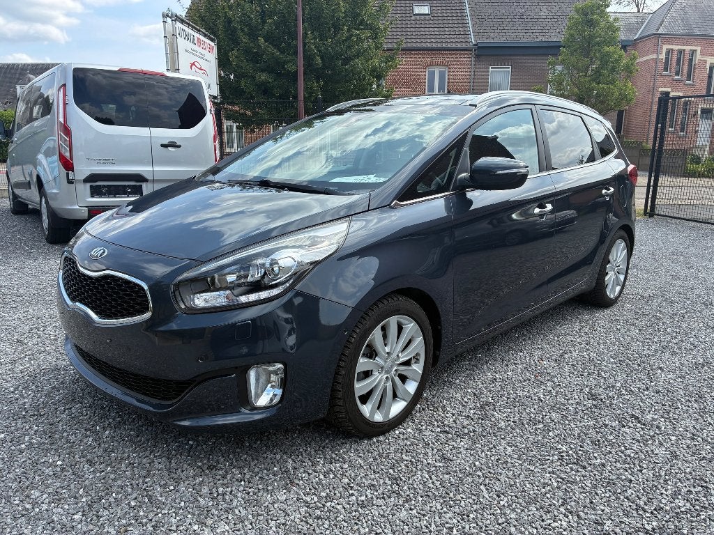 Kia Carens AUTOMAAT 2.0i AC NAVI LEDER CAMERA !!!, Auto's, Automaat, Dealer onderhouden, Euro 6, Parkeersensor