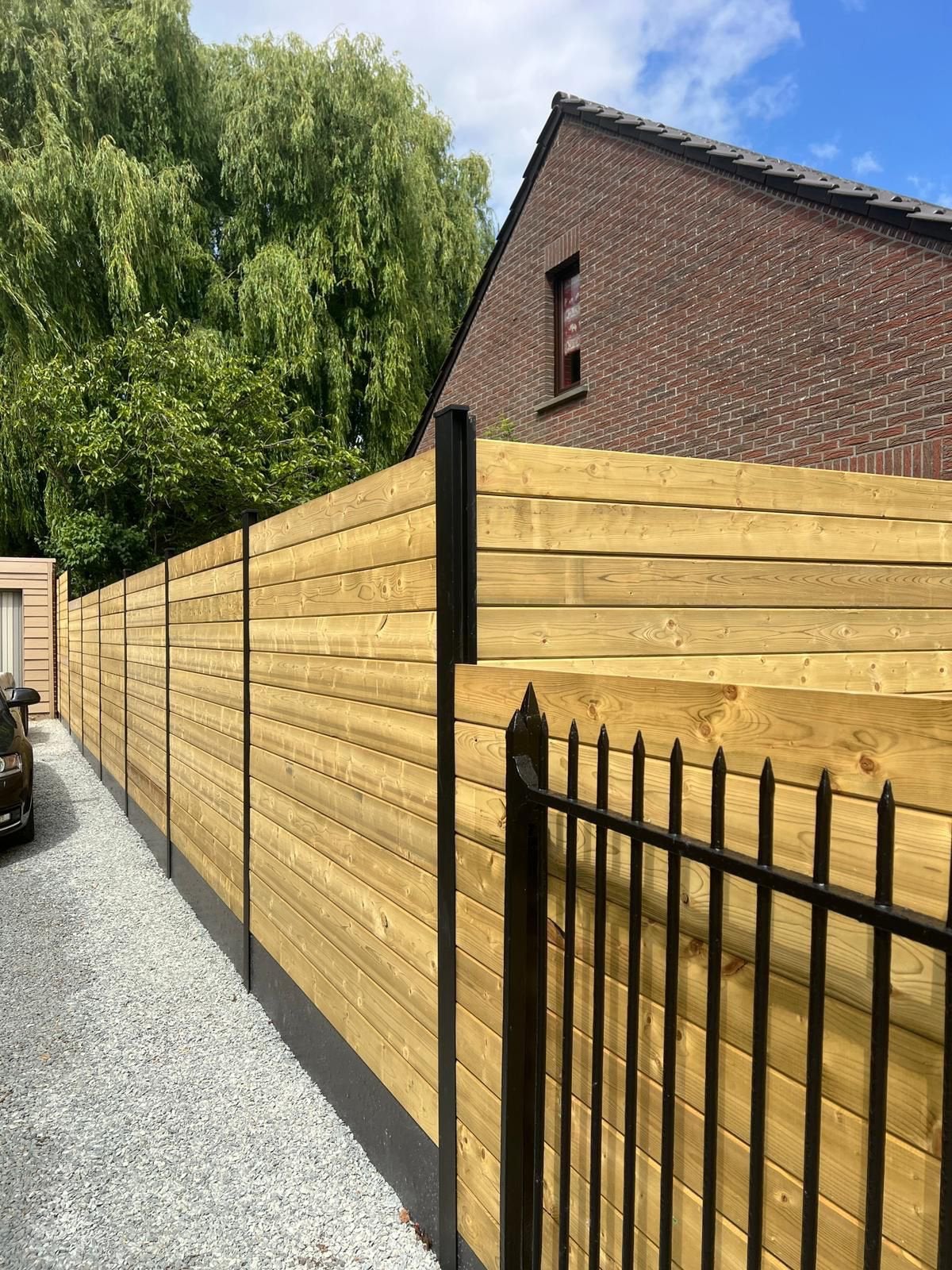 Fournitures pour clôtures de jardin L 18 m et H 2 m, Neuf, 6 mètres ou plus, Enlèvement, Bois
