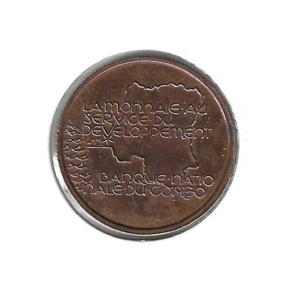 Congo, Dem. Republ., medaille FIKIN 1970 KINSHASA., Ophalen of Verzenden, Brons