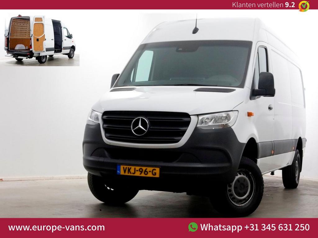 Mercedes-Benz Sprinter 316 CDI 163pk 7G Automaat L2H2 4x4 ZG, Auto's, Bestelwagens en Lichte vracht, Automaat, 344 g/km, Wit, Mercedes-Benz
