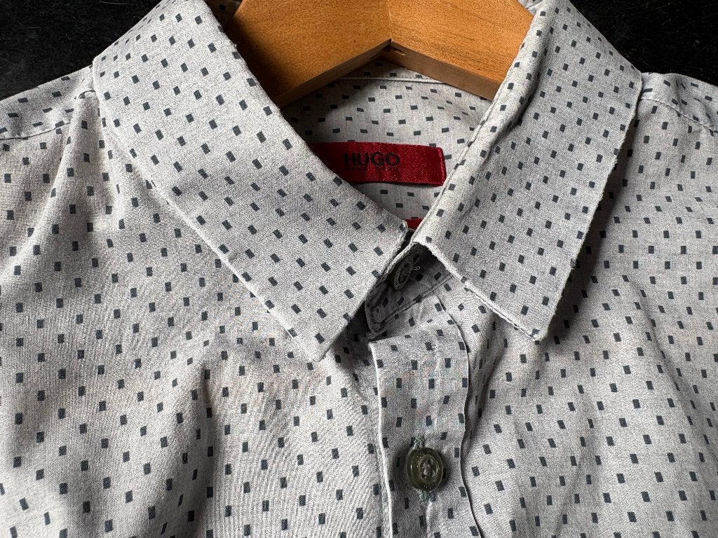 Hugo Boss - Chemise, Vêtements | Hommes, Chemises, Tour de cou 39/40 (M), Gris, Enlèvement, Hugo Boss
