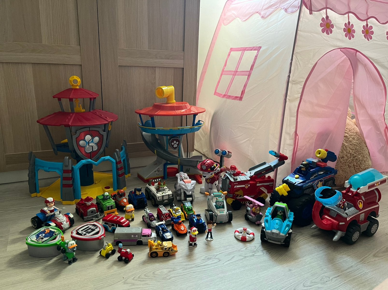 Heel erg groot lot paw patrol speelgoed, Ophalen of Verzenden, Zo goed als nieuw