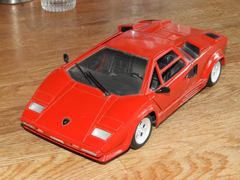 Lamborghini Countach Tonka Polistil 1:18, Ophalen of Verzenden, Gebruikt, Auto