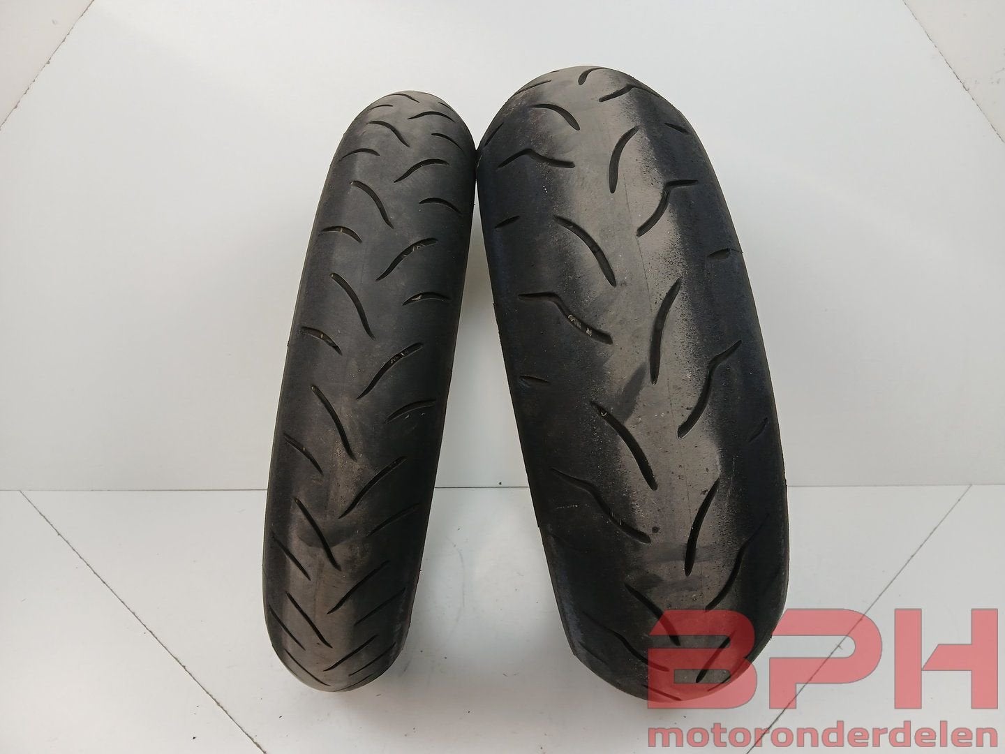 Set motorbanden Bridgestone Battlax BT016 pro 120/70/17 / 18, Motos, -, Utilisé, -, -