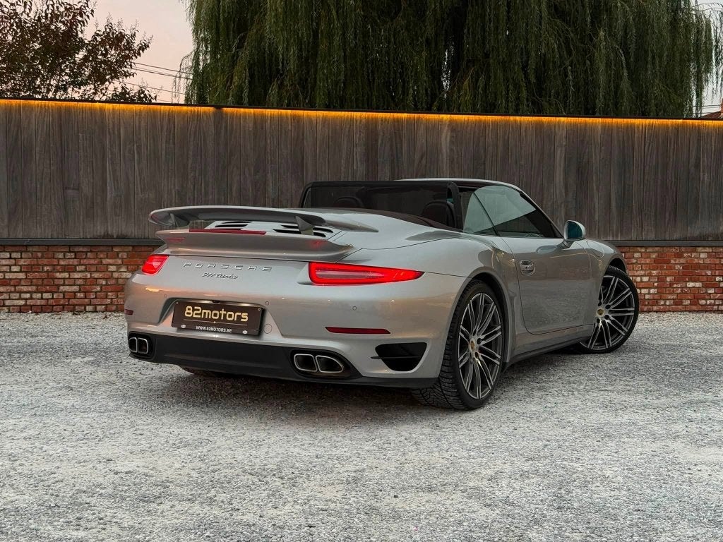 Porsche 911 turbo/991.1/PASM/PDLS+/ACC/Porsche OHB/521 CV, Autos, Cuir, Argent ou Gris, Achat, Entreprise