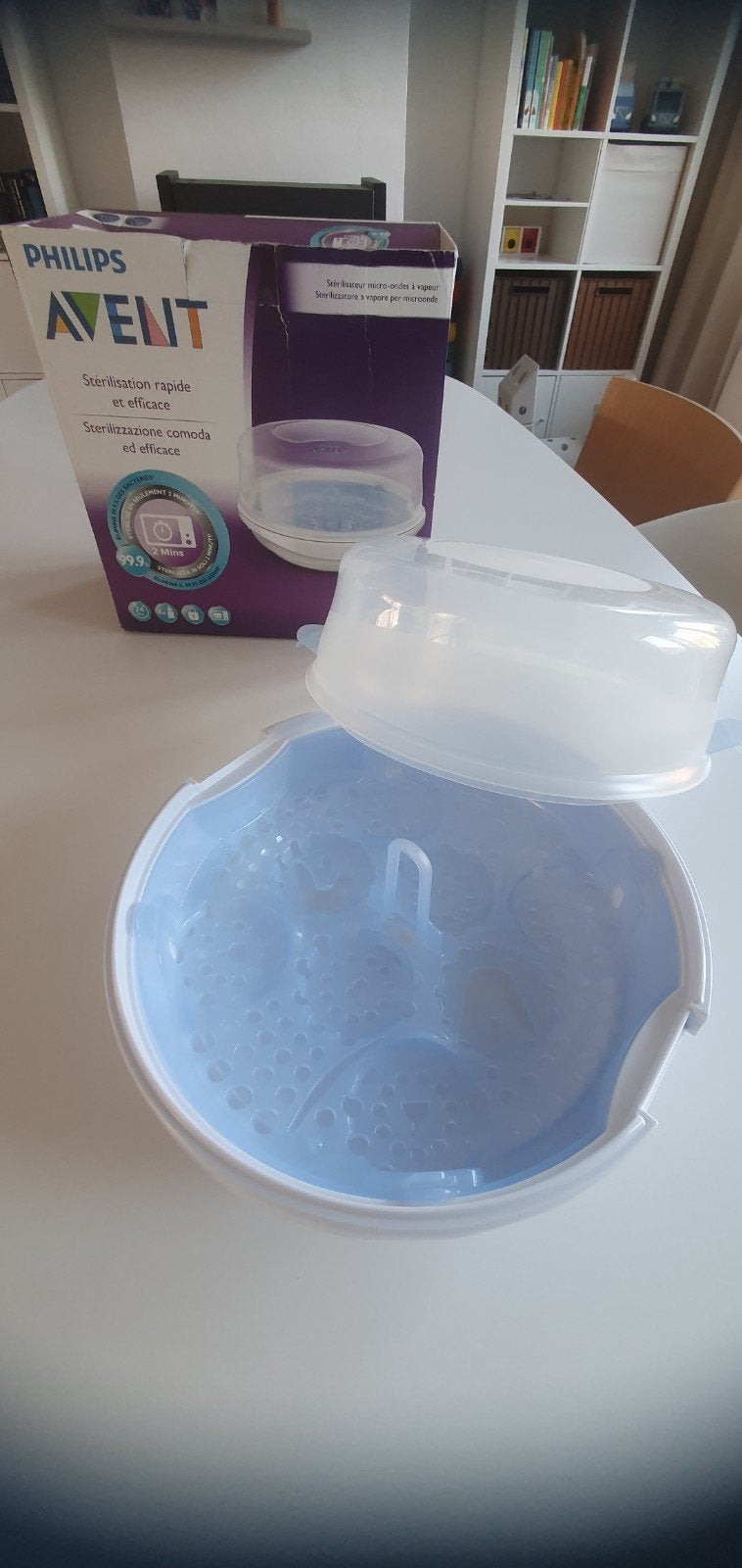 Philips Avent sterilisator., Enlèvement