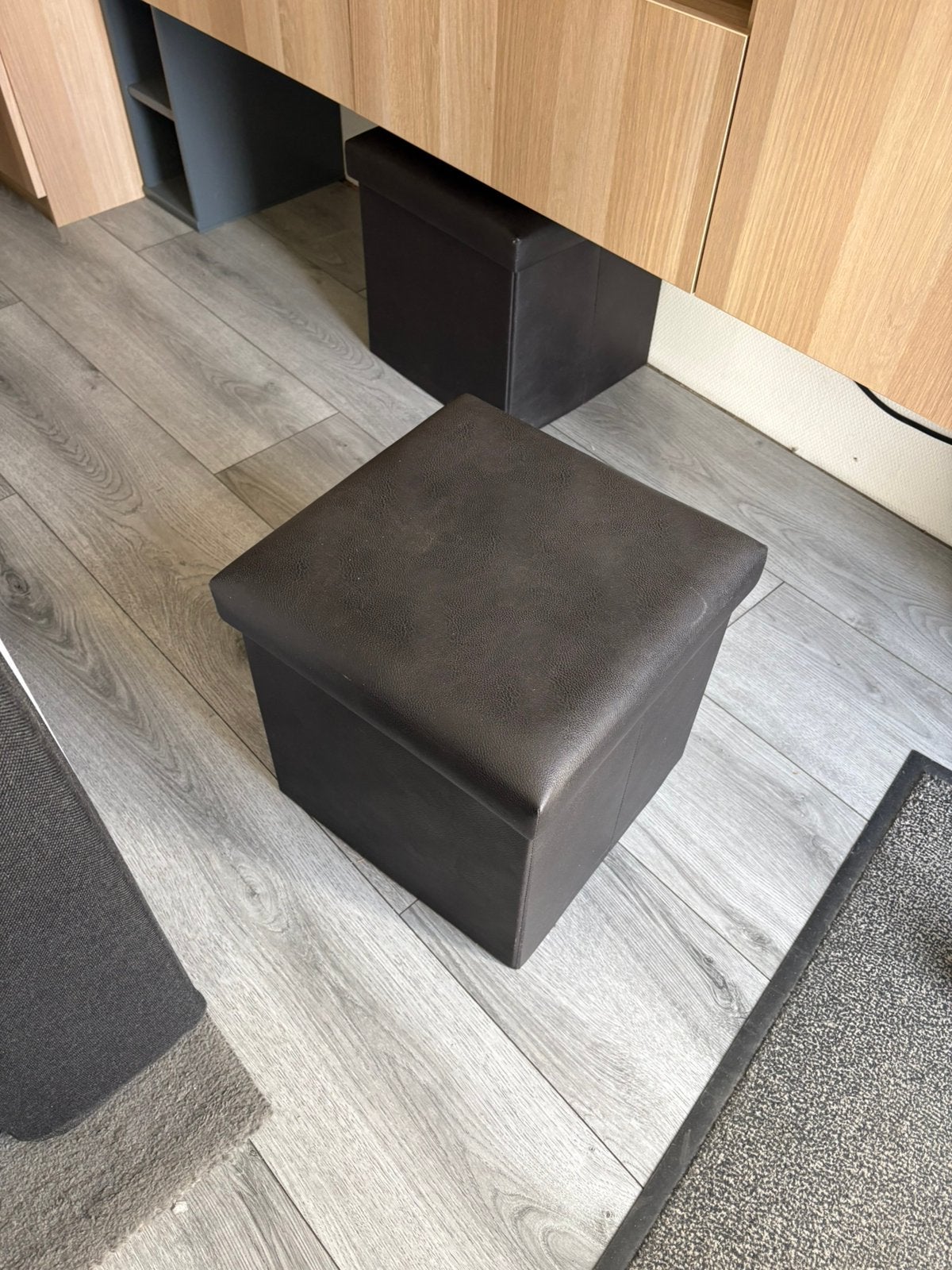 2 pouf de rangement, Maison & Meubles, Enlèvement, Comme neuf