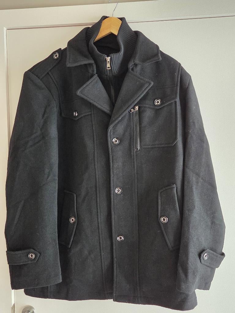Jas, zwart voor tussenseizoen, Enlèvement, Neuf, Taille 52/54 (L), Noir