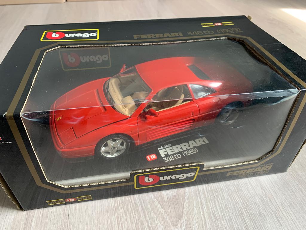 Modelauto 1/18 Bburago Ferrari 348 tb (1989) cod. 3039, Enlèvement, Comme neuf, Voiture, Burago