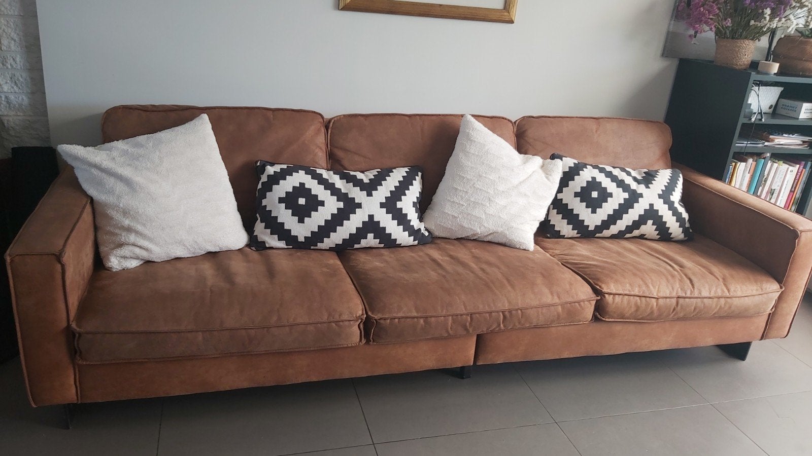 Prachtige 5-zit in zeer goede staat. INCL. LEVERING, Huis en Inrichting, Ophalen, Gebruikt, 75 tot 100 cm, Rechte bank