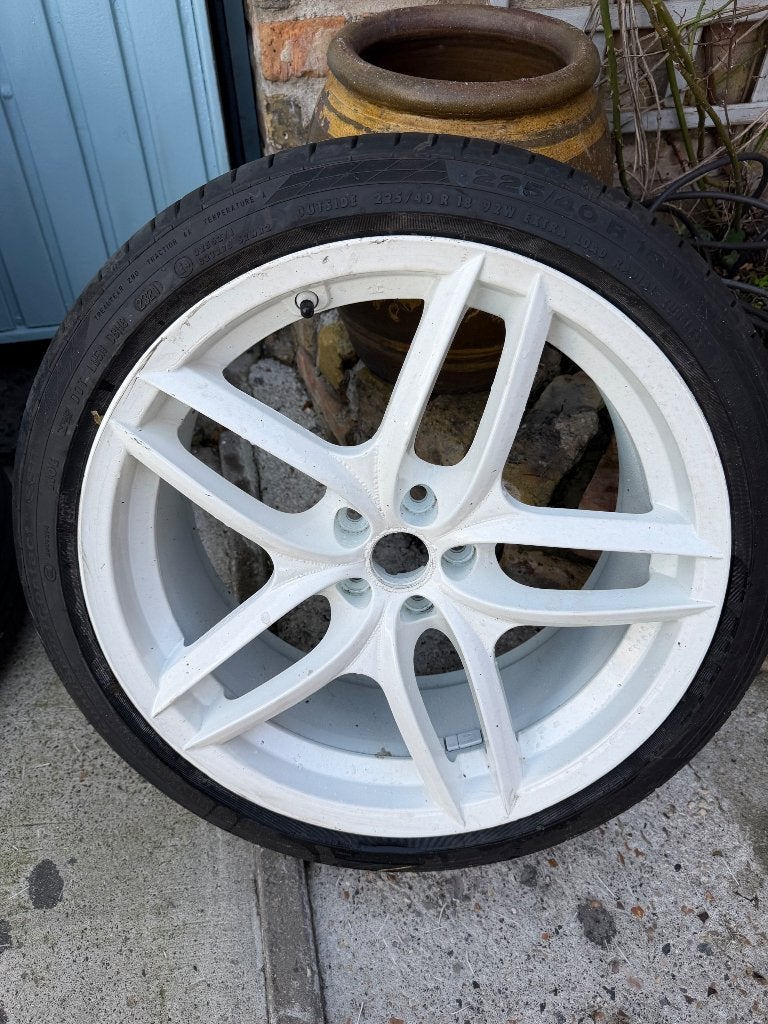 Pneus avec jantes tous types Alfa Romeo 225/40/18 ZR 92Y, Pneus et Jantes, 4 Saisons, Enlèvement, Utilisé